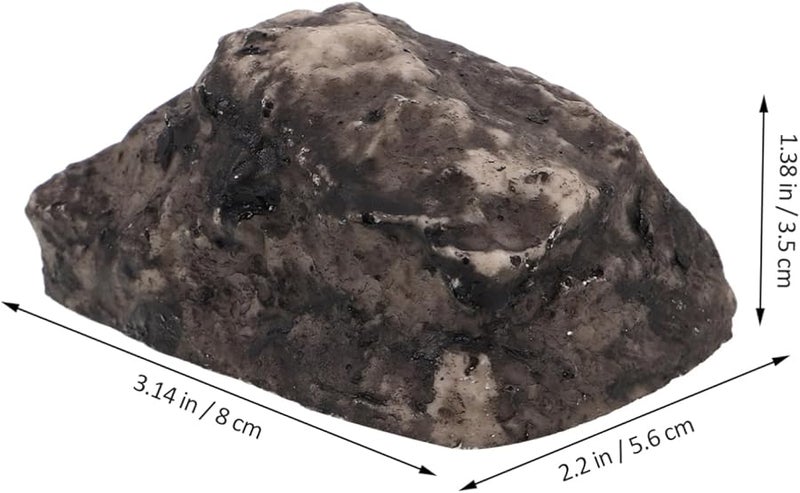 3Pcs Artificial Stone Key Holder Hidden Key Box Decorative Resin Storage Box for Outdoor Garden - Image 3