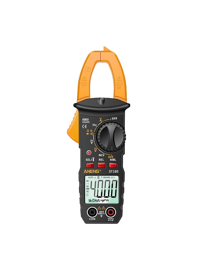 ANENG - ST180 4000 Counts Digital Clamp Multimeter AC DC Voltage AC Current Meter NCV Tester Universal Meter  -30~1000℃ Temperature Resistance Capacitance Frequency Diode Measurement - Image 1