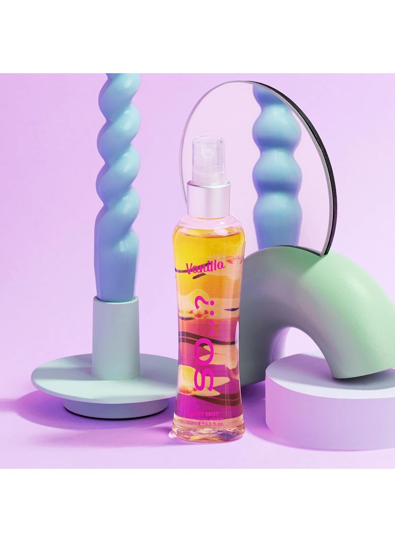 So..? So Vanilla Body Mist Sweet Floral Lily Jasmine Notes  Vanilla Perfume  Ideal Gifts for Women  CrueltyFree Perfume for Women  35 oz  - Image 5