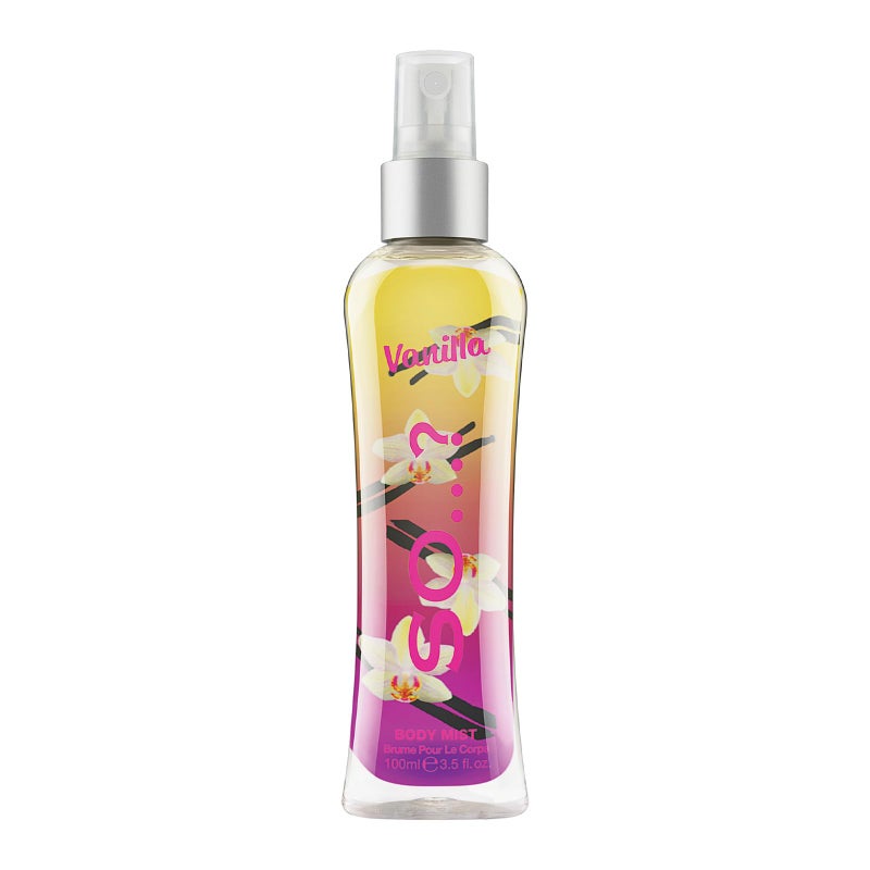 So..? Vanilla Body Mist by So Sweet Floral Lily Jasmine Notes Vanilla Perfume Ideal Gifts for Women CrueltyFree Perfume for Women 35 oz - Image 1