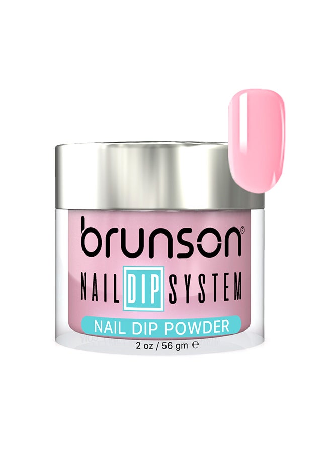 Nail Dip Powder Dip And Buff System Color 56gm, French Nail Art Starter Manicure Salon DIY At Home Odor Free And Long Lasting No Needed Nail Lamp Curing BDK123