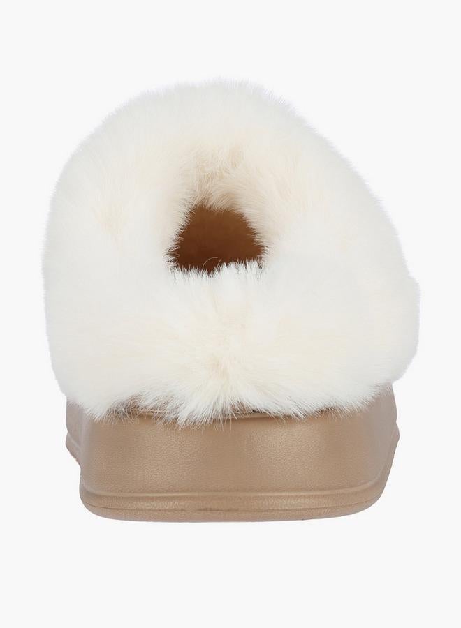 Le Confort Faux Fur Bedroom Slippers - Image 4