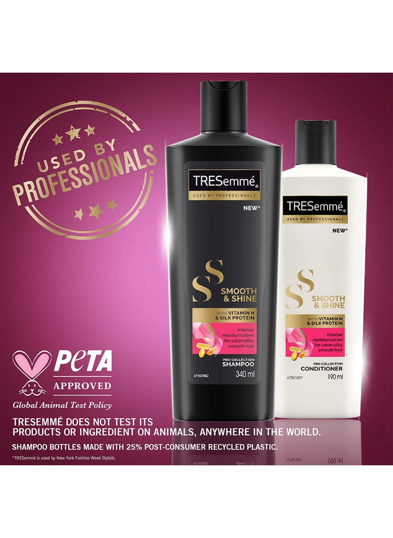 Tresemme TRESemme Smooth Shine Fresh frizzy Conditioner 335 Ml With Biotin Silk Proteins For Silky Smooth Hair Deeply Moisturises Dry Frizzy Hair For Men Womens 2 Count  - Image 4