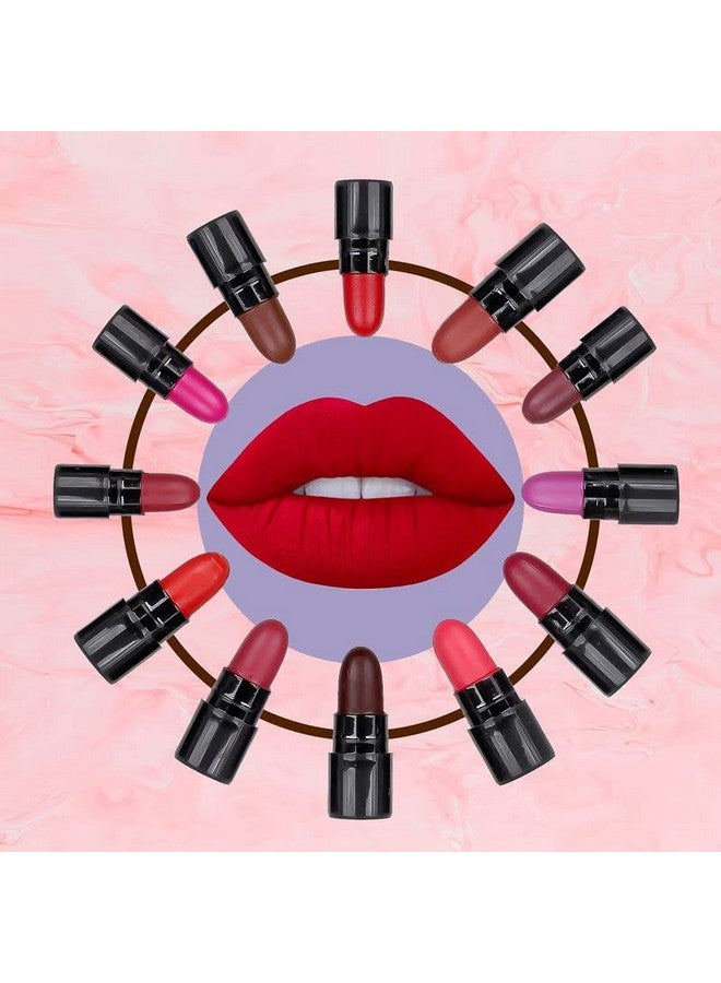 SUNISA Popular Mini Matte Travel Combo Lipstick (Pack Of 12) - Image 3