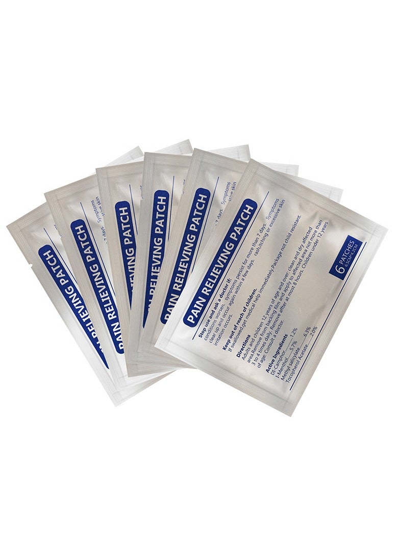 MQ Xiaobai Patches Neck, Shoulder, Waist, Leg, Lumbar, Knee Plaster Patches 1 Bag 6 Pieces - Image 1