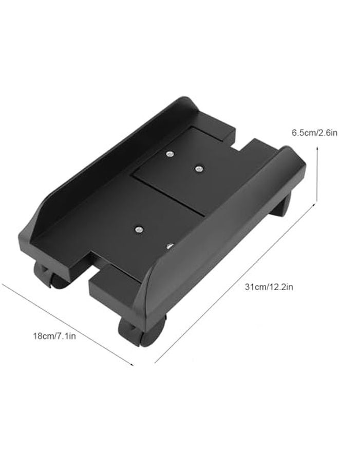 Black Removable Mainframe Storage Rack Adjustable PC Monitor Mount for Computer Case black - Image 4