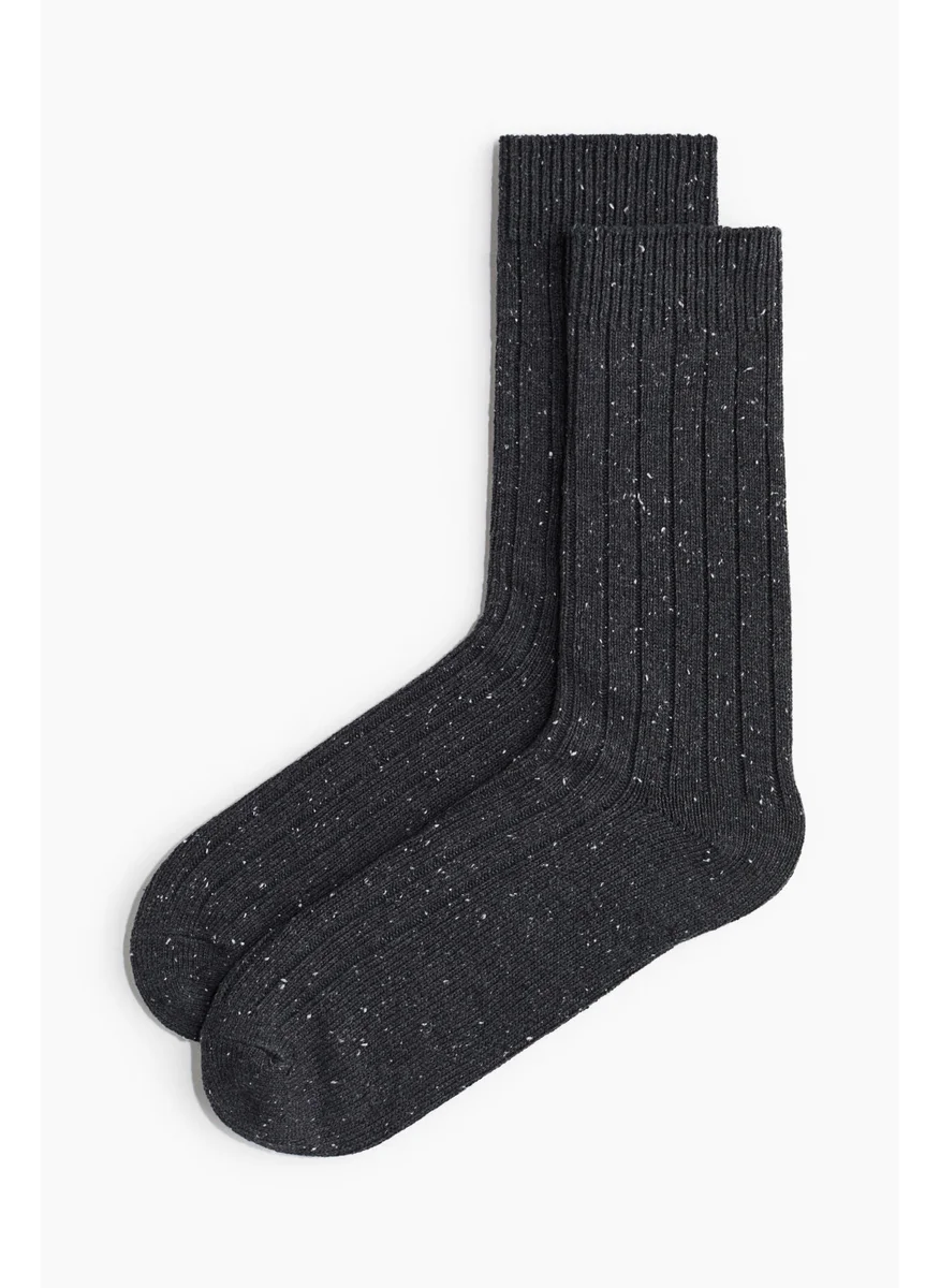 اتش اند ام Rib-Knit Socks