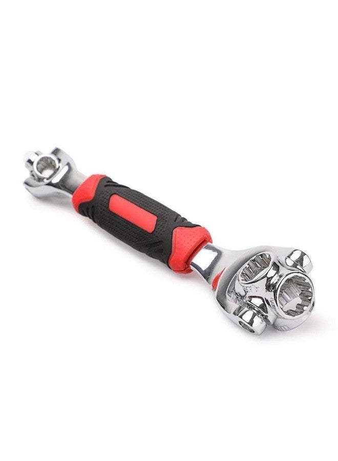 Brezzycloud Multi-Function Torx head Tiger Socket Wrench, 48 Tools In One with 360 Degree Rotating Head Works with Spline Bolts, 6-Point, 12-Point, and Any Size Standard or Metric - Image 1