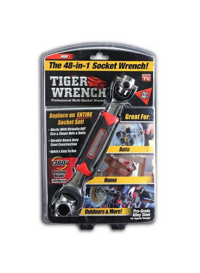 Brezzycloud Multi-Function Torx head Tiger Socket Wrench, 48 Tools In One with 360 Degree Rotating Head Works with Spline Bolts, 6-Point, 12-Point, and Any Size Standard or Metric - Image 5