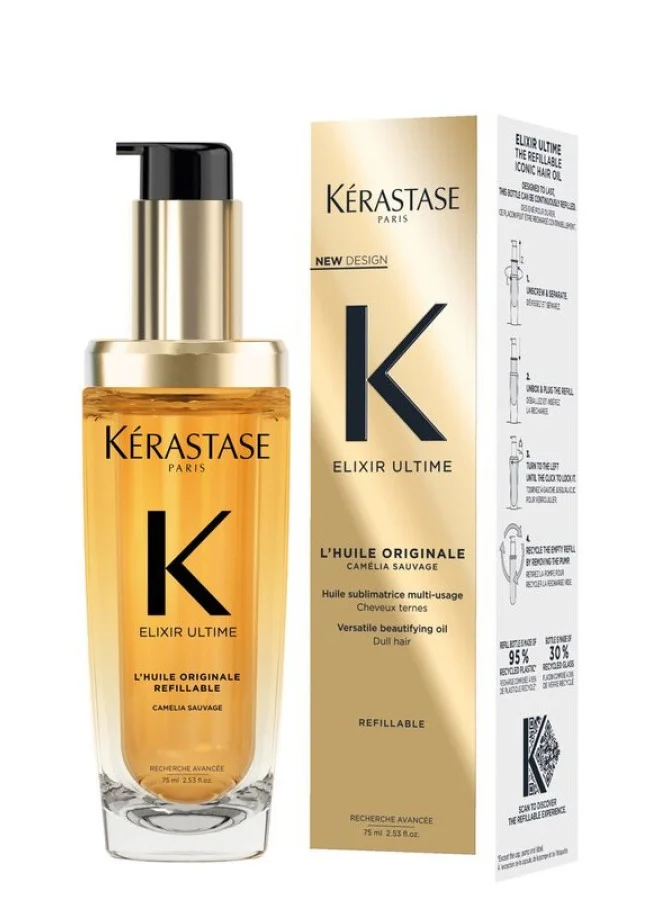 KERASTASE Kérastase Elixir Ultime Original Hair Oil & Refillable Bundle
