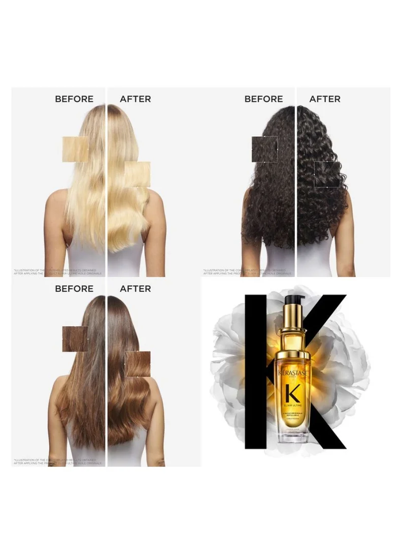 KERASTASE Kérastase Elixir Ultime Original Hair Oil & Refillable Bundle