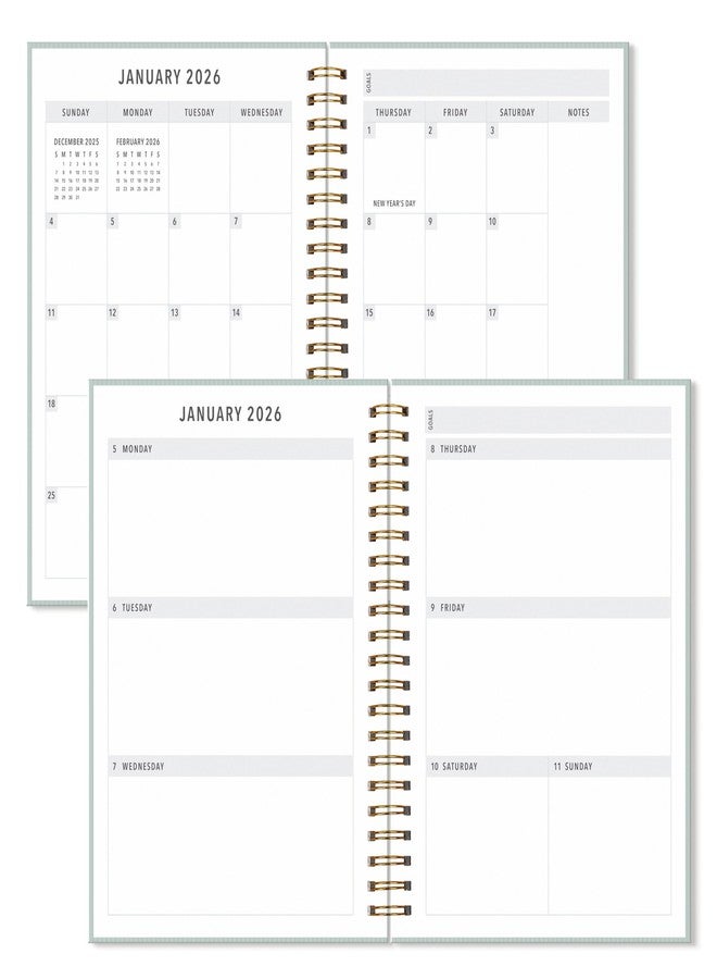 Sweetzer & Orange Eucalyptus Dated Daily Planner Notebook (6009) - Image 3