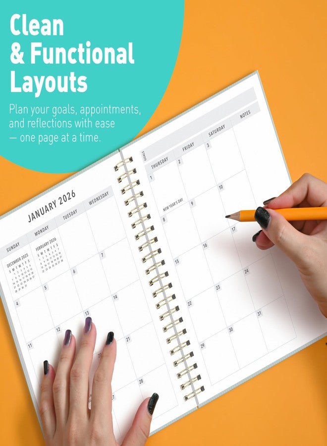 Sweetzer & Orange Eucalyptus Dated Daily Planner Notebook (6009) - Image 5