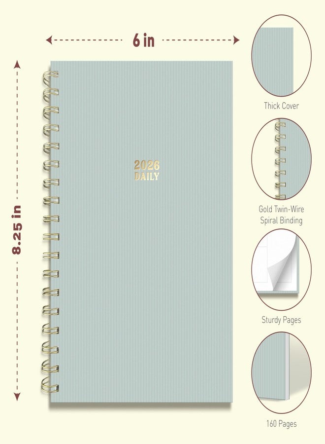 Sweetzer & Orange Eucalyptus Dated Daily Planner Notebook (6009) - Image 2