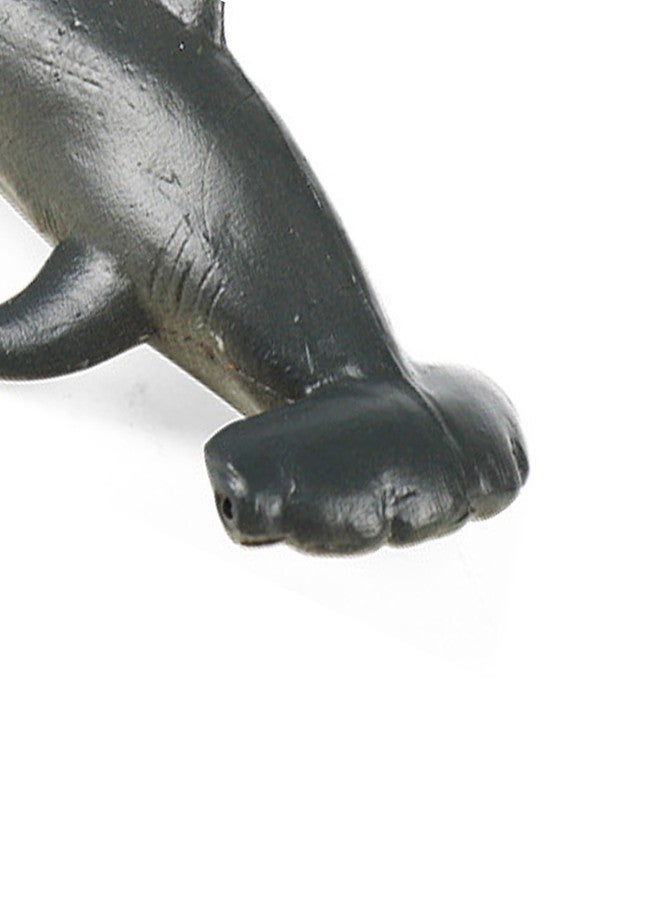 لعبتان على شكل سمكة قرش، ألعاب أسماك للأطفال، مجسم سمكة قرش المطرقة، لعبة تعليمية، ديكور منزلي، هدية لمحبي الحيوانات وهواة الجمع والمعلمين - Image 5