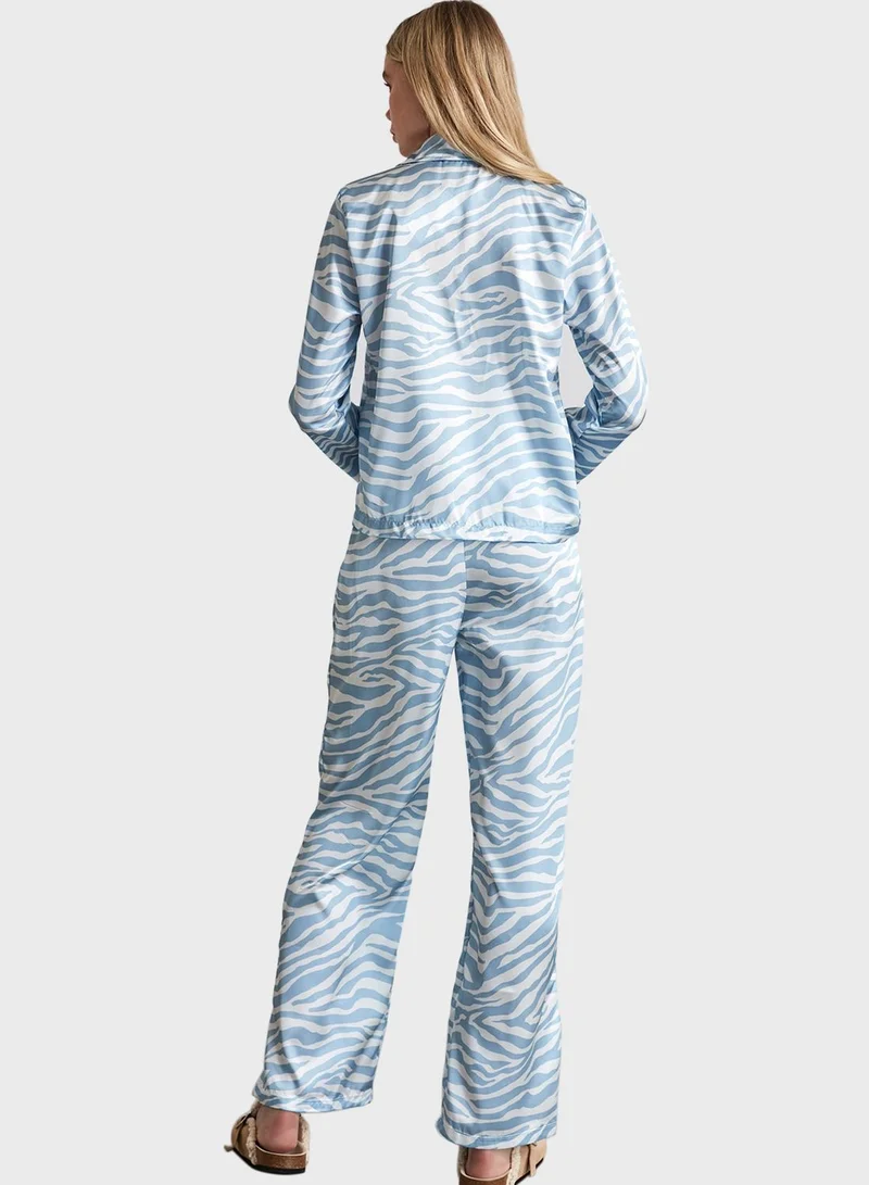 trendyol Printed Pyjama Set