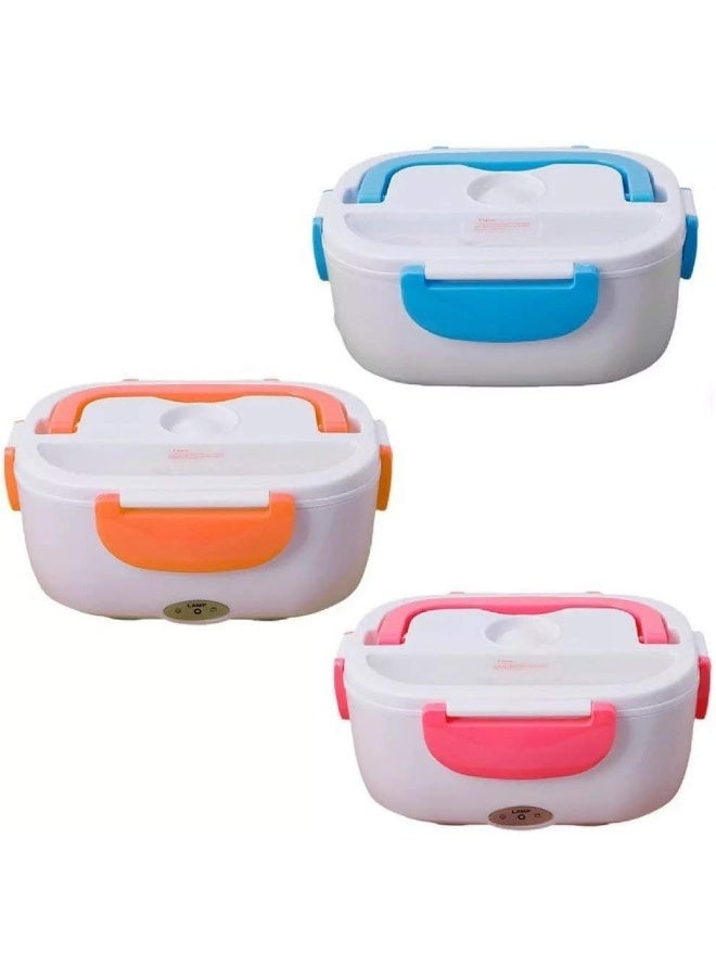 Rizwan ريزوان أرد صندوق غداء كهربائي محمول متعدد الوظائف 40 واط | صندوق غداء كهربائي | صندوق تيفين | صندوق غداء، 1.5 لتر (متعدد الألوان) - Image 2