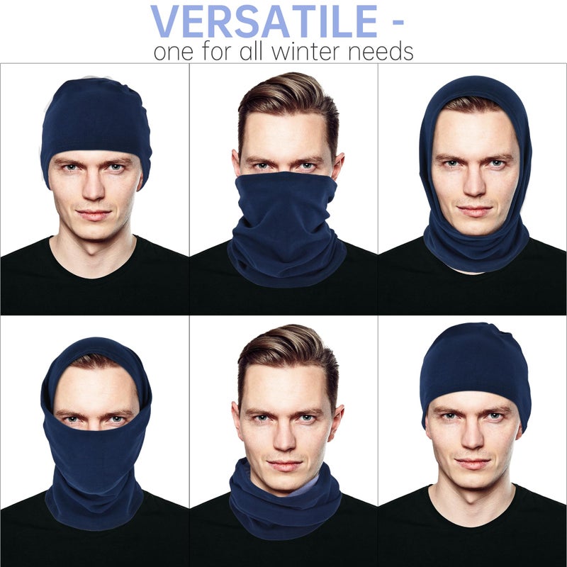 EXski Winter Neck Gaiter Warmer, Soft Fleece Face Mask Scarf for Cold Weather Skiing Cycling Outdoor Sports - Image 4