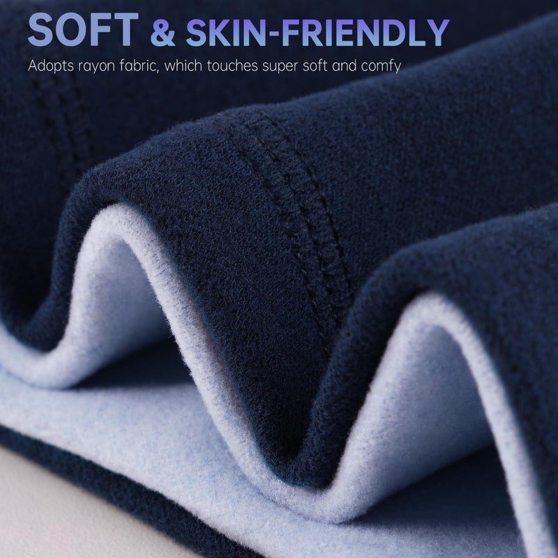 EXski Winter Neck Gaiter Warmer, Soft Fleece Face Mask Scarf for Cold Weather Skiing Cycling Outdoor Sports - Image 2