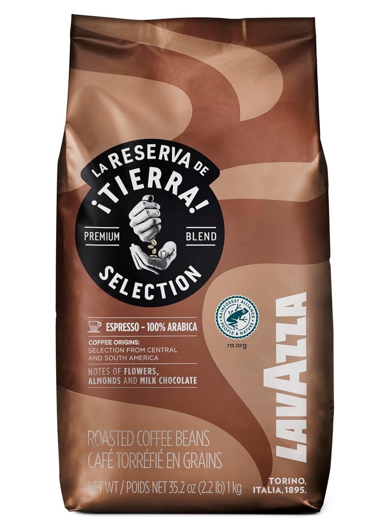 Lavazza iTierra Selection 100% Arabica Coffee Beans, 1 Kg - Image 1