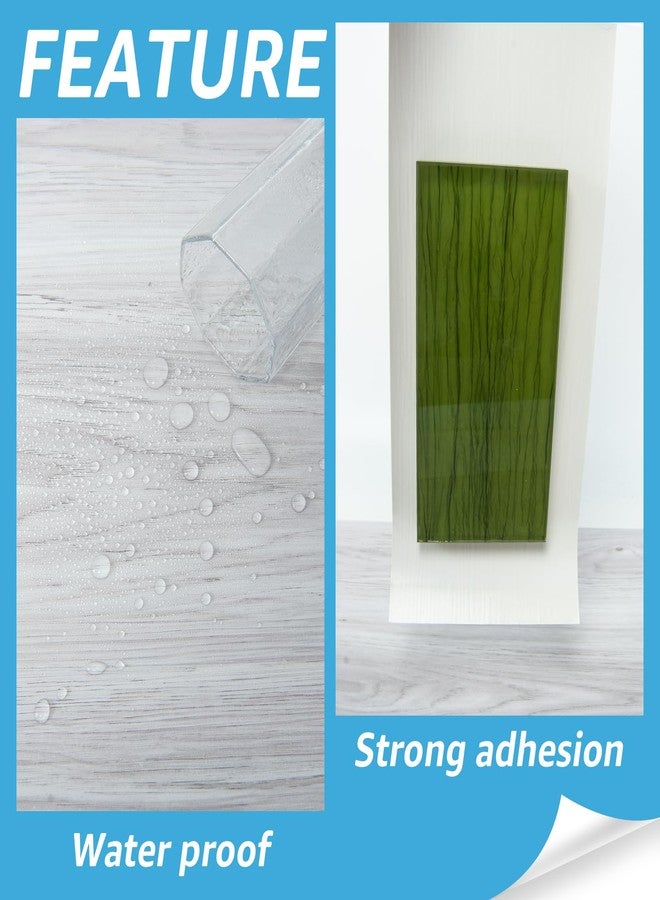 Art3d 15 Sq.ft Peel and Stick Floor Tiles, 10Pcs Luxury Vinyl Plank Flooring Wood Look, Adhesive and Waterproof Tile Sticker for Bedroom, Living Room, Kitchen, White/Grey - Image 4