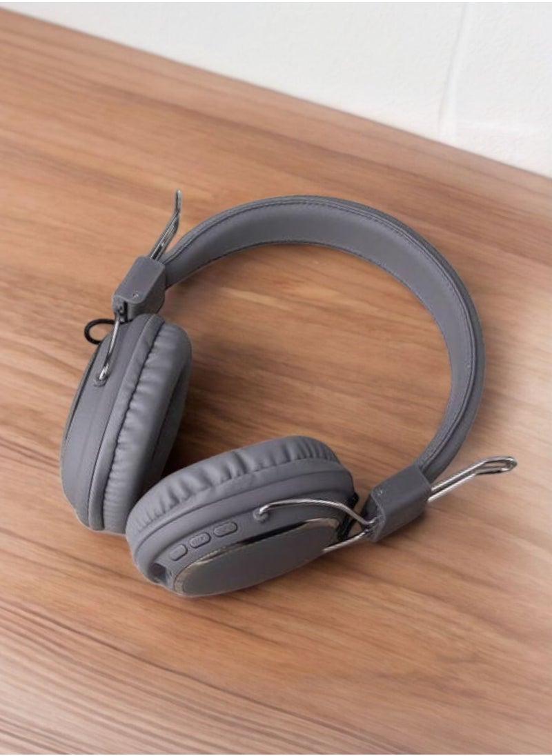 SODO - Sodo Sd-1004 Wireless Music Headset with Built-in Microphone for Walk and Talk - Grey - Image 1