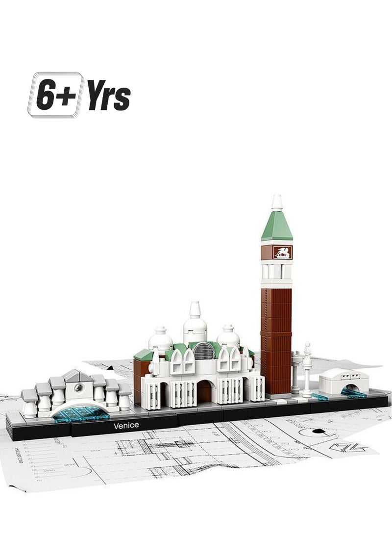 Loquat Landmark Street View Venice Skyline Assembled Building Block Toys