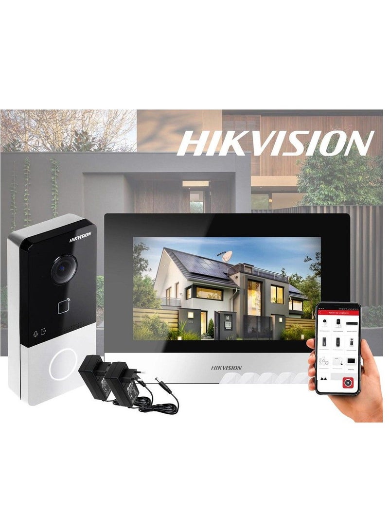 HIKVISION IP video intercom kit, DS-KIS603-P - Image 1