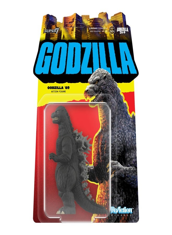 Super7 Toho Godzilla '89-3.75" Toho Godzilla Action Figure Classic Monster Movie Collectibles and Retro Toys - Image 1