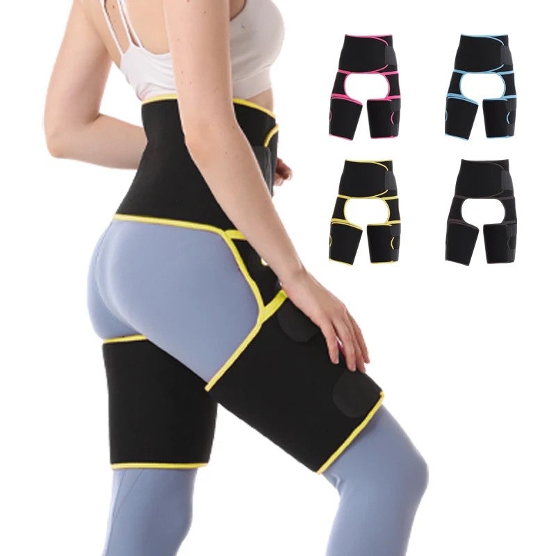 Bluejw 5024# High Waist Slim Thigh Trimmer Neoprene Tummy Butt Lifter Waist Legs Trainer Belt Waist Trimmers - Image 3