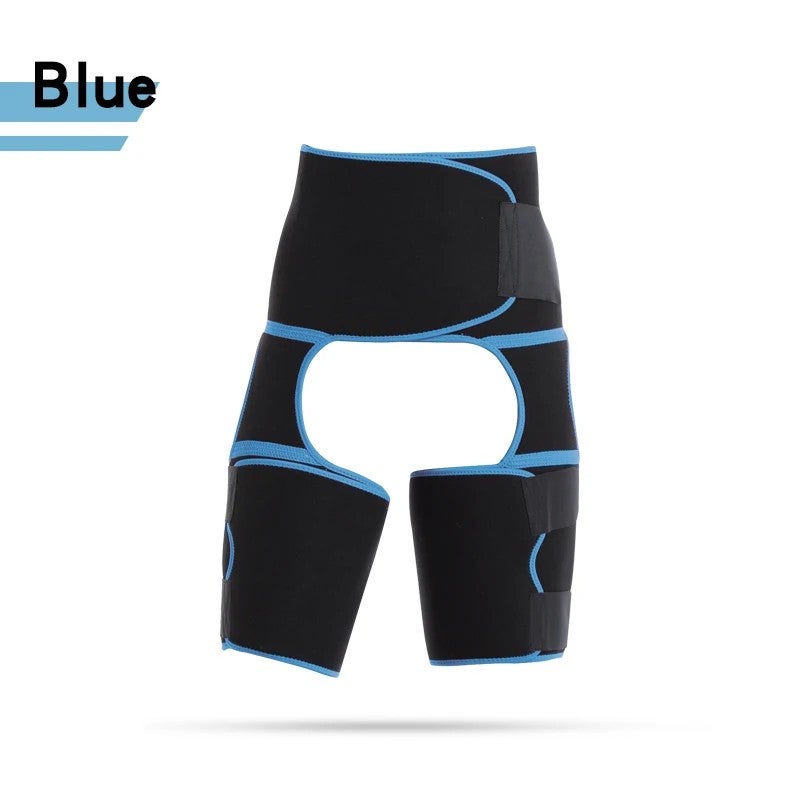 Bluejw 5024# High Waist Slim Thigh Trimmer Neoprene Tummy Butt Lifter Waist Legs Trainer Belt Waist Trimmers - Image 1