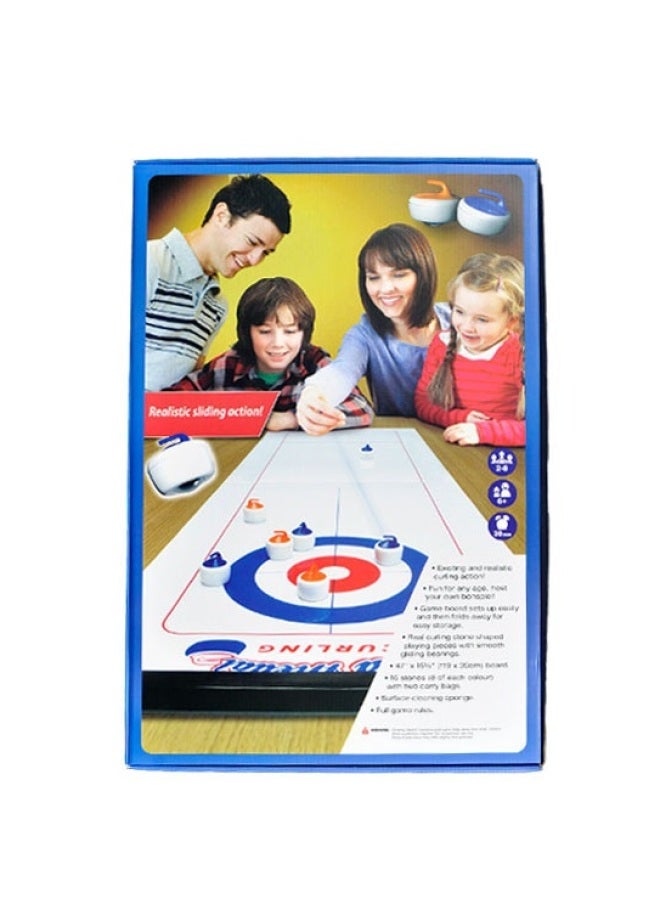 Dryland Curling Ball Bowling Toy Roll-Type Splicing Board-Type Family Portable Board Game Tablecurling