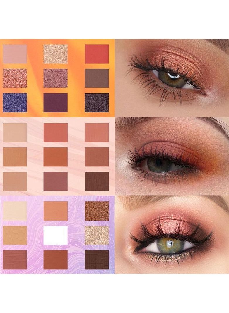 Focallure 9-Pan Eyeshadow Palette #1 Ring The Alarm - Image 3