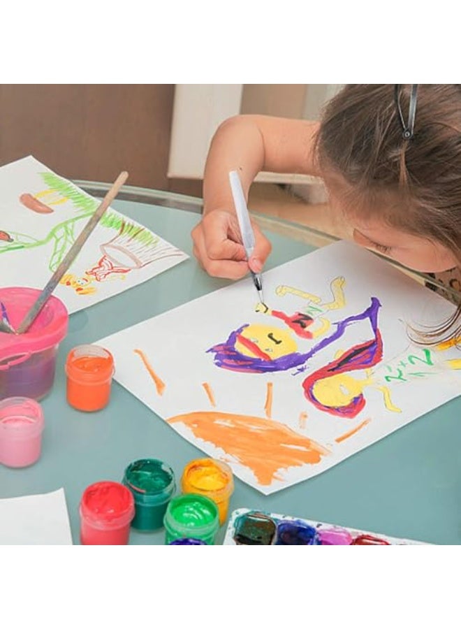 12 قطعة من أقلام فرشاة الماء للألوان المائية، قلم فرشاة ماء مانع للتسرب مع أطراف متنوعة، فرشاة طلاء ألوان مائية، قلم رصاص بفرشاة ناعمة، لأدوات الرسم والرسم للمبتدئين - Image 5