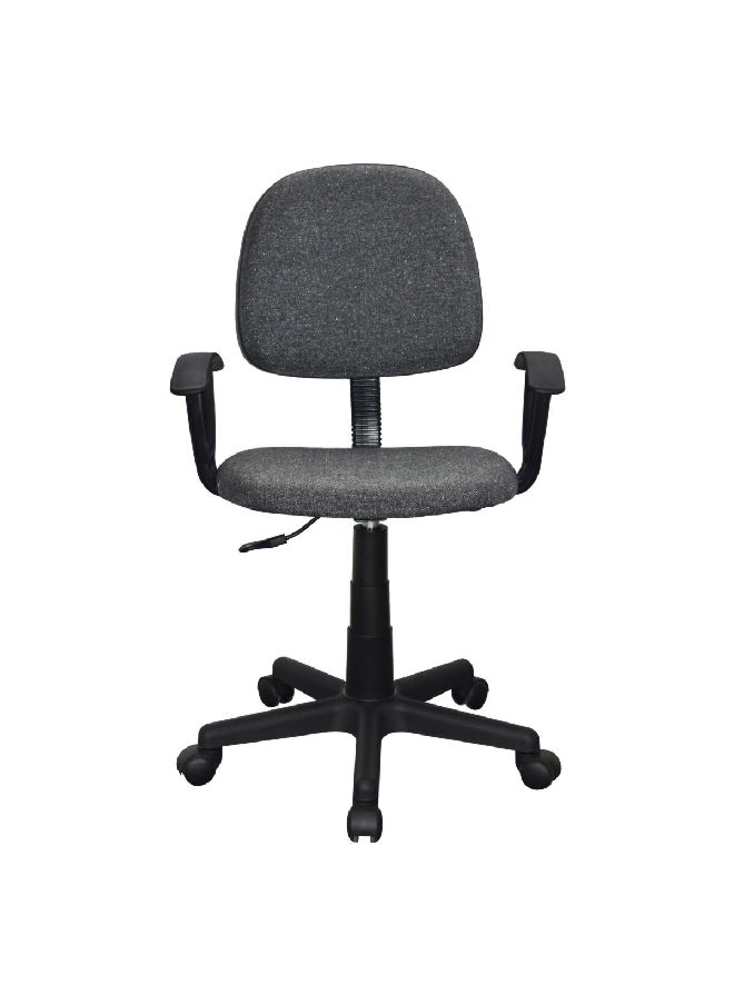 Micasa - Soft Padded Seat Adjustable Swivel Office Chair For Kids Grey 1190-1290 X 680 X 700 Mm Zy-1008T-Grey - Image 1