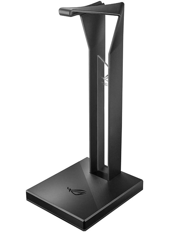 ASUS - ROG Throne Core Gaming Headset Stand with Optimized Arc Design Stable and Aon Slip Base and Compatible with Most Headsets Black - Image 1