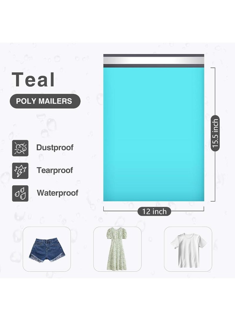 phomemo Plastic Envelope Bag, 100pcs Blue Self-Seal Adhesive Courier Storage Bags, Plastic Poly Envelope Mailer Postal, Waterproof and Tear-Proof Shipping Envelopes,Strong Thick Shipping Mailing Bags (Blue) (30 * 40cm)  - Image 2
