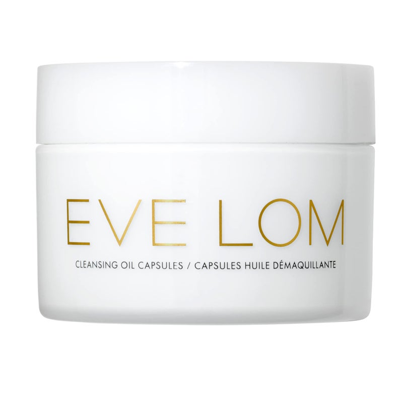 EVE LOM Cleansing Oil Capsules for Face - Omega-Rich Botanical Blend Dissolves Makeup & Impurities - Long-Lasting Hydration for Soft Skin (50 Count) - Image 1