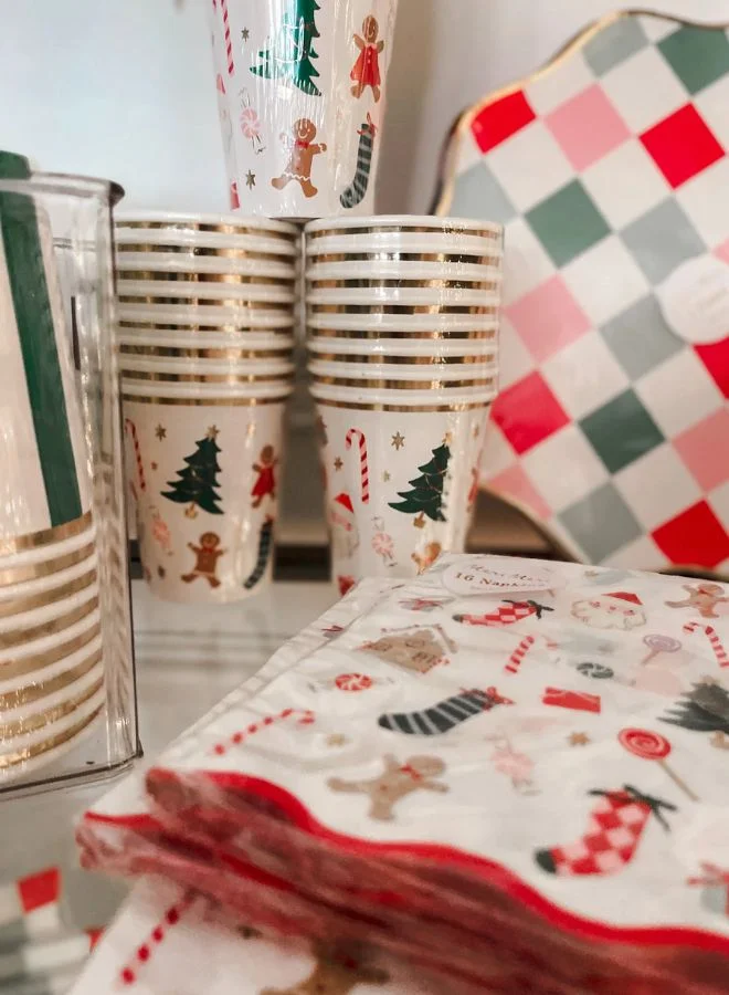 Meri Meri Multi Check Small Napkins