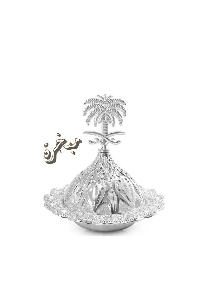 4 pc Incense Burner 8 * 8 cm ( SILVER) - Image 3