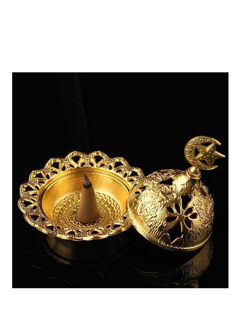 4 pc Incense Burner 8 * 8 cm ( SILVER) - Image 4