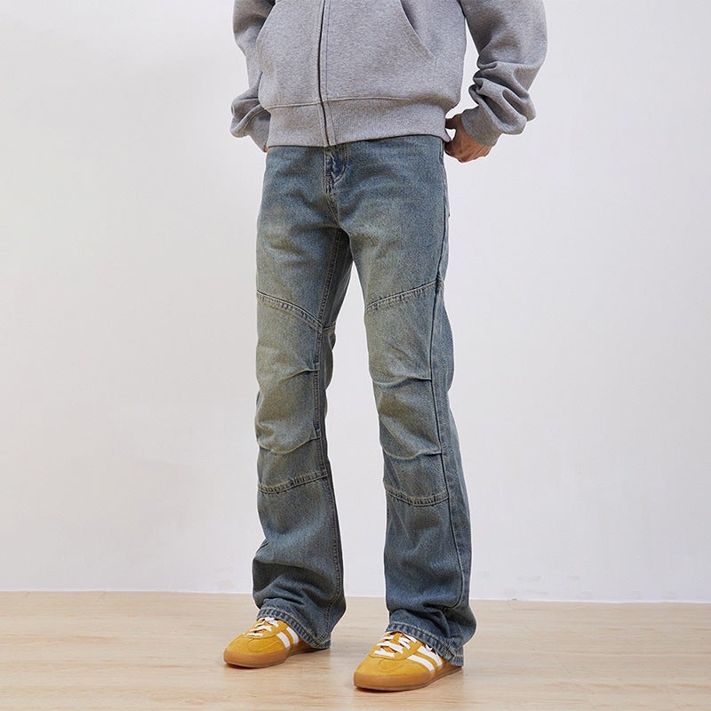 Unisex Classic Denim Jeans Loose Fit Daily Outdoor Wear - Image 2