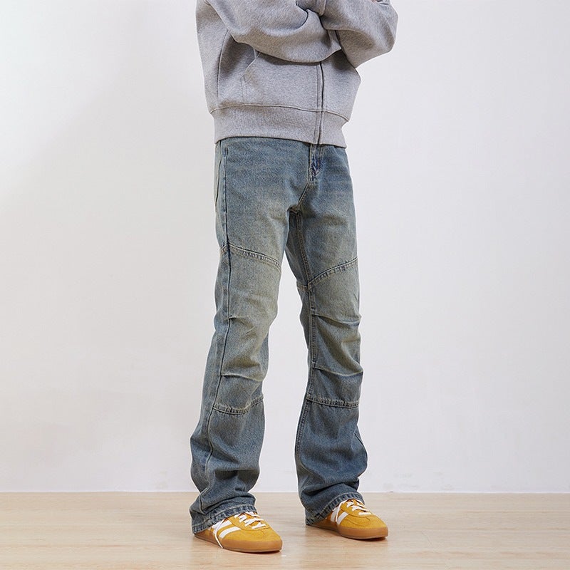 Unisex Classic Denim Jeans Loose Fit Daily Outdoor Wear - Image 4