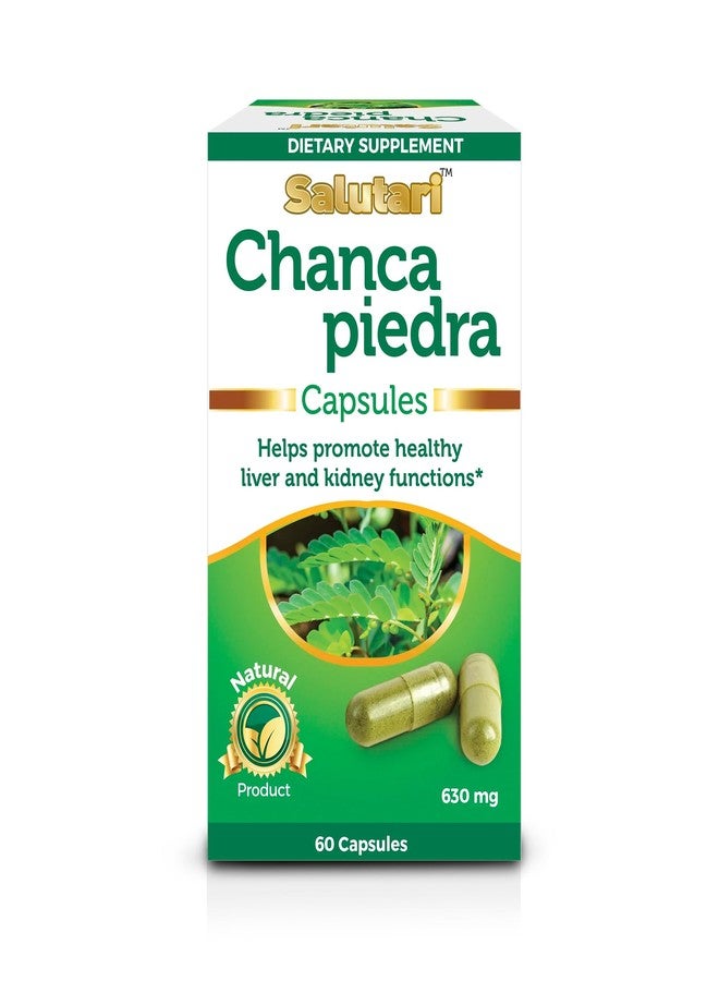 SALUTARI Chanca Piedra Stone Breaker, 60 Vegetarian Capsules - Natural Stonebreaker Supplement for Kidney Health, Liver Cleanse and Gallbladder Support - Natural Detox Supplement - Image 1