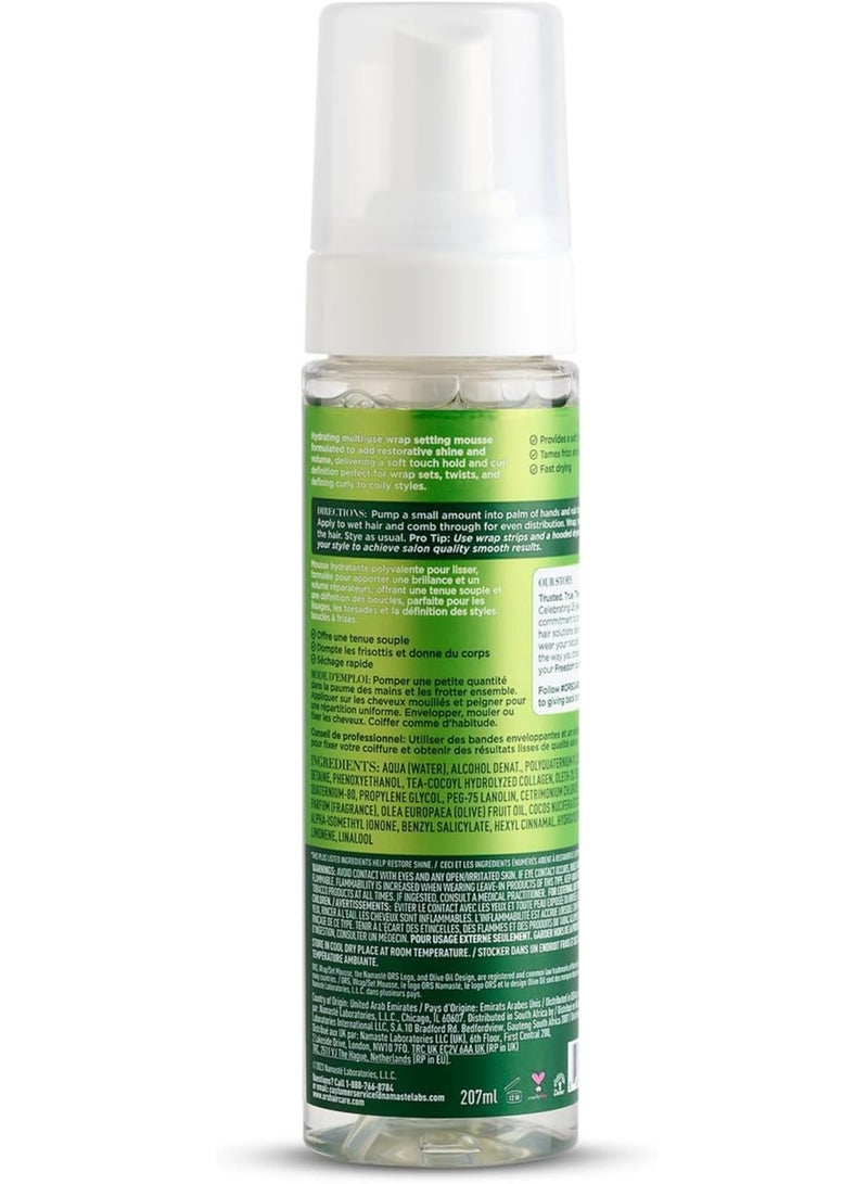 ORS Olive Oil Mousse for Curly Hair Hold and Shine 207ml - Image 3