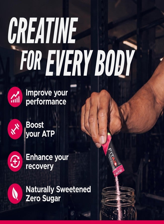LIFEAID FITAID Creatine Powder, Watermelon Rush (14 Stick Packs) - Image 3