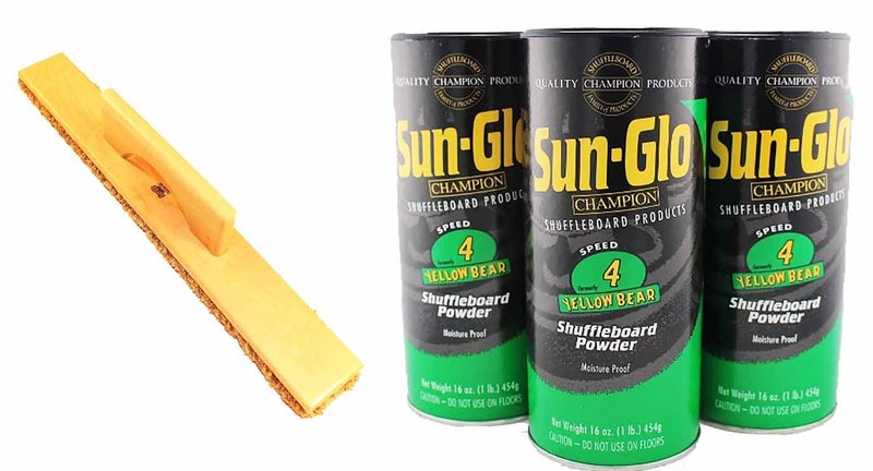 Sun-Glo #4 Speed 3 Pk Yellow Bear Shuffleboard Wax - Image 4