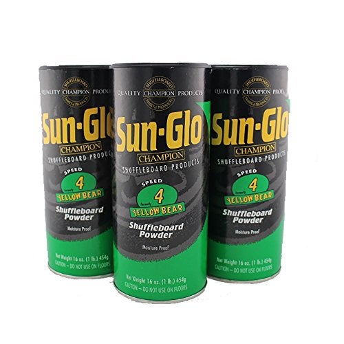 Sun-Glo #4 Speed 3 Pk Yellow Bear Shuffleboard Wax - Image 1