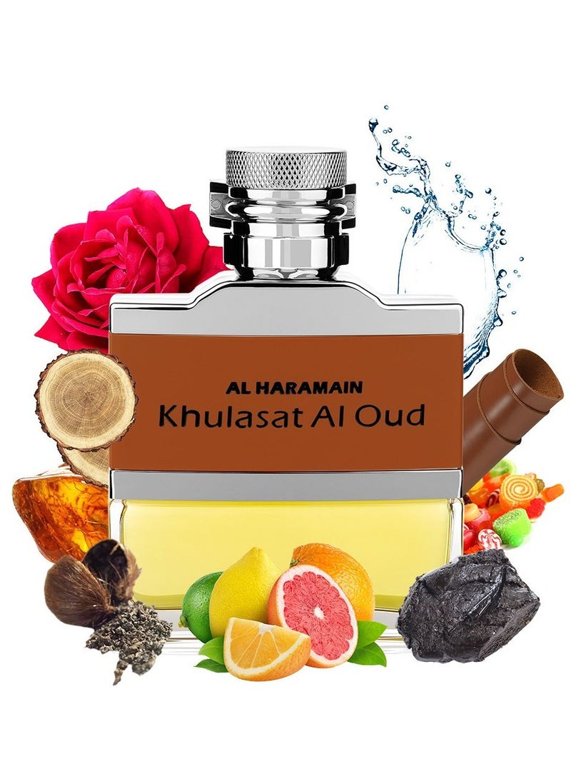 Al Haramain Khulasat Al Oudh Eau de Parfum 100ml - Image 2