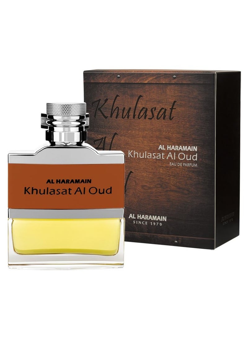Al Haramain Khulasat Al Oudh Eau de Parfum 100ml - Image 3
